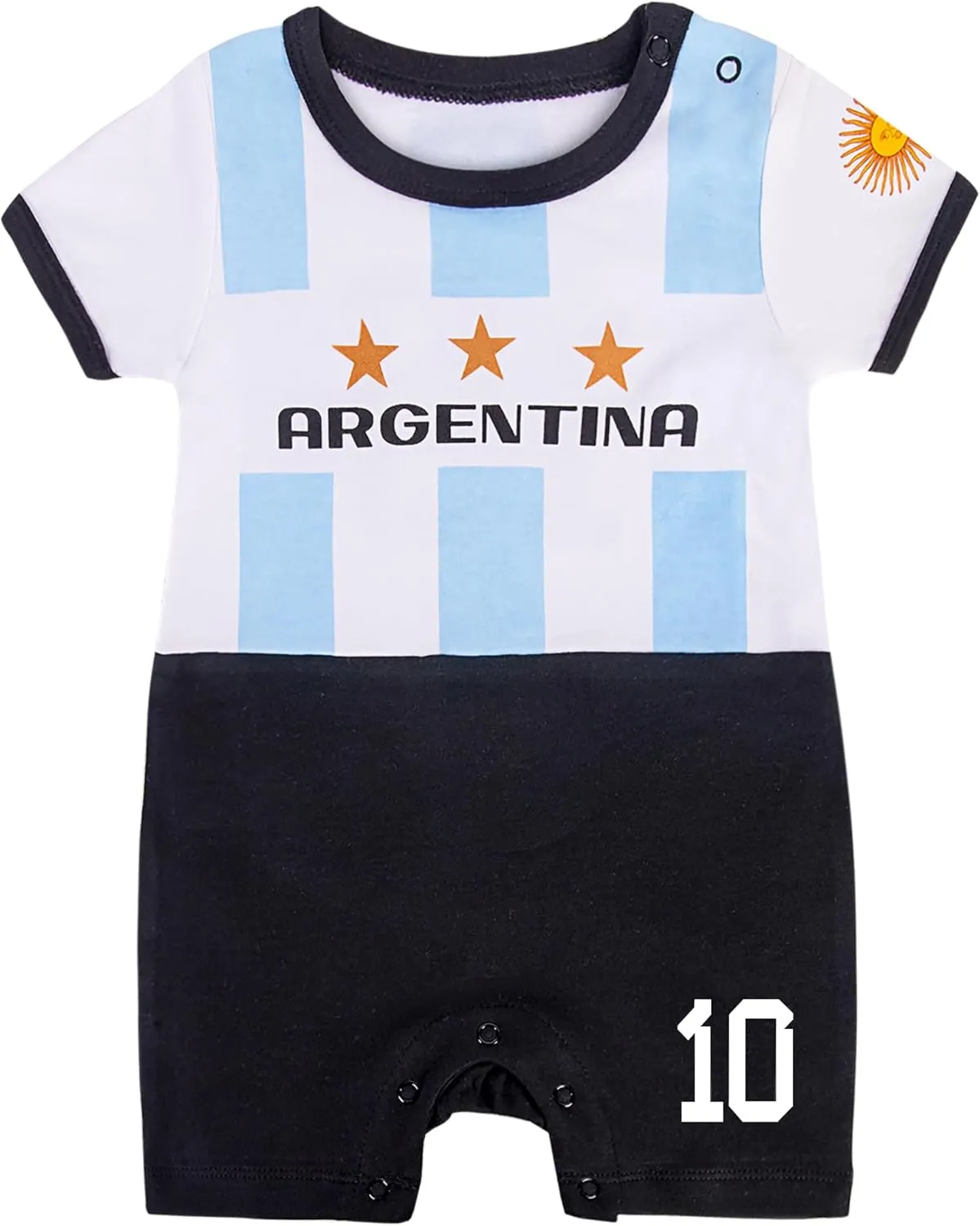 Cnins Soccer Baby Clothes - Matching Family Rompers 0-24M | Unisex Gifts for Futbol Game Days & Photo Shoots