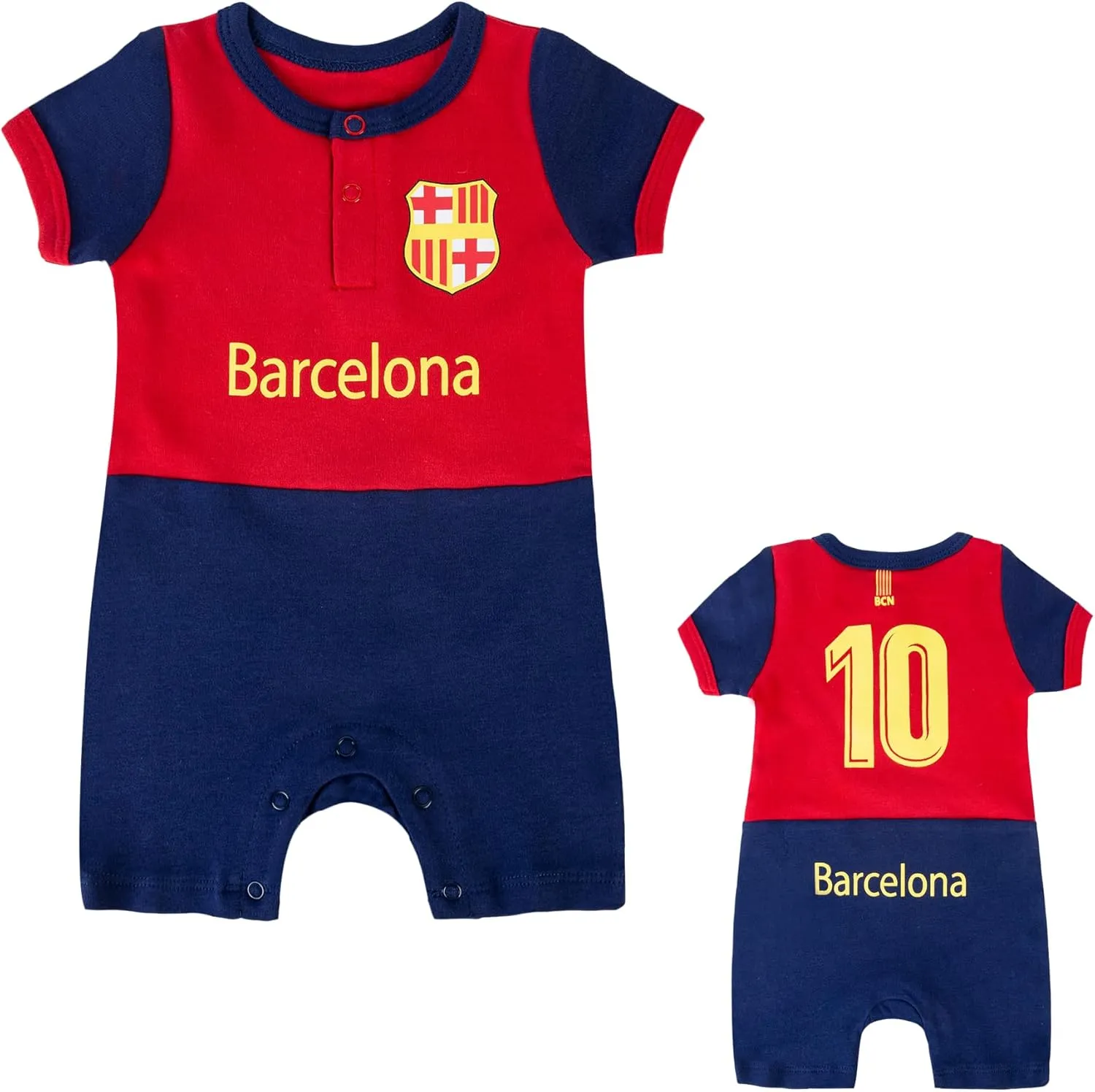 Cnins Soccer Baby Clothes - Matching Family Rompers 0-24M | Unisex Gifts for Futbol Game Days & Photo Shoots