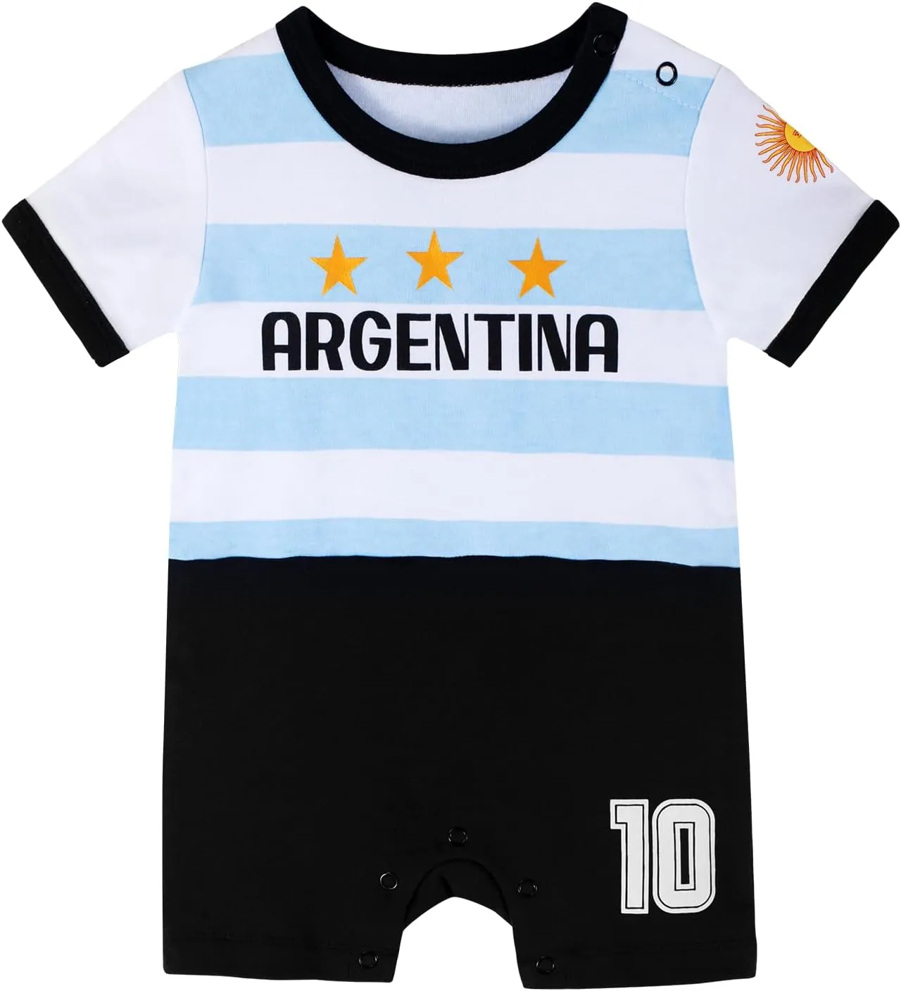 Cnins Soccer Baby Clothes - Matching Family Rompers 0-24M | Unisex Gifts for Futbol Game Days & Photo Shoots