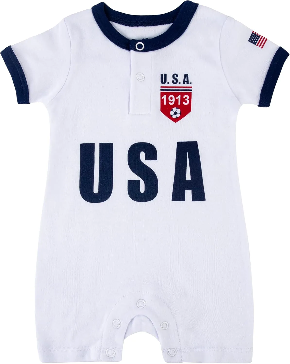 Cnins Soccer Baby Clothes - Matching Family Rompers 0-24M | Unisex Gifts for Futbol Game Days & Photo Shoots