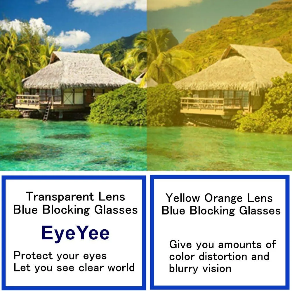 Computer Reading Glasses Blue Light Blocking - Reader Eyeglasses Anti Glare Eye Strain Light Weight for Women Men
