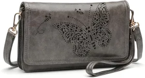 Crossbody Bags For Women Wristlet Wallet Phone Purse Shoulder handbags Multi-Function Small RFID Clutch Card Holder