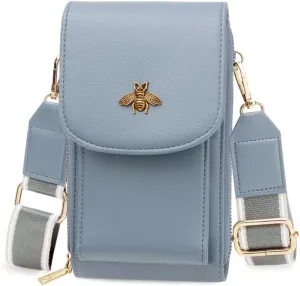 CrossBody Bags with Touchscreen Cell Phone Purse Window Zipper Pocket,RFID Blocking Card Holder iPhone bag for Women