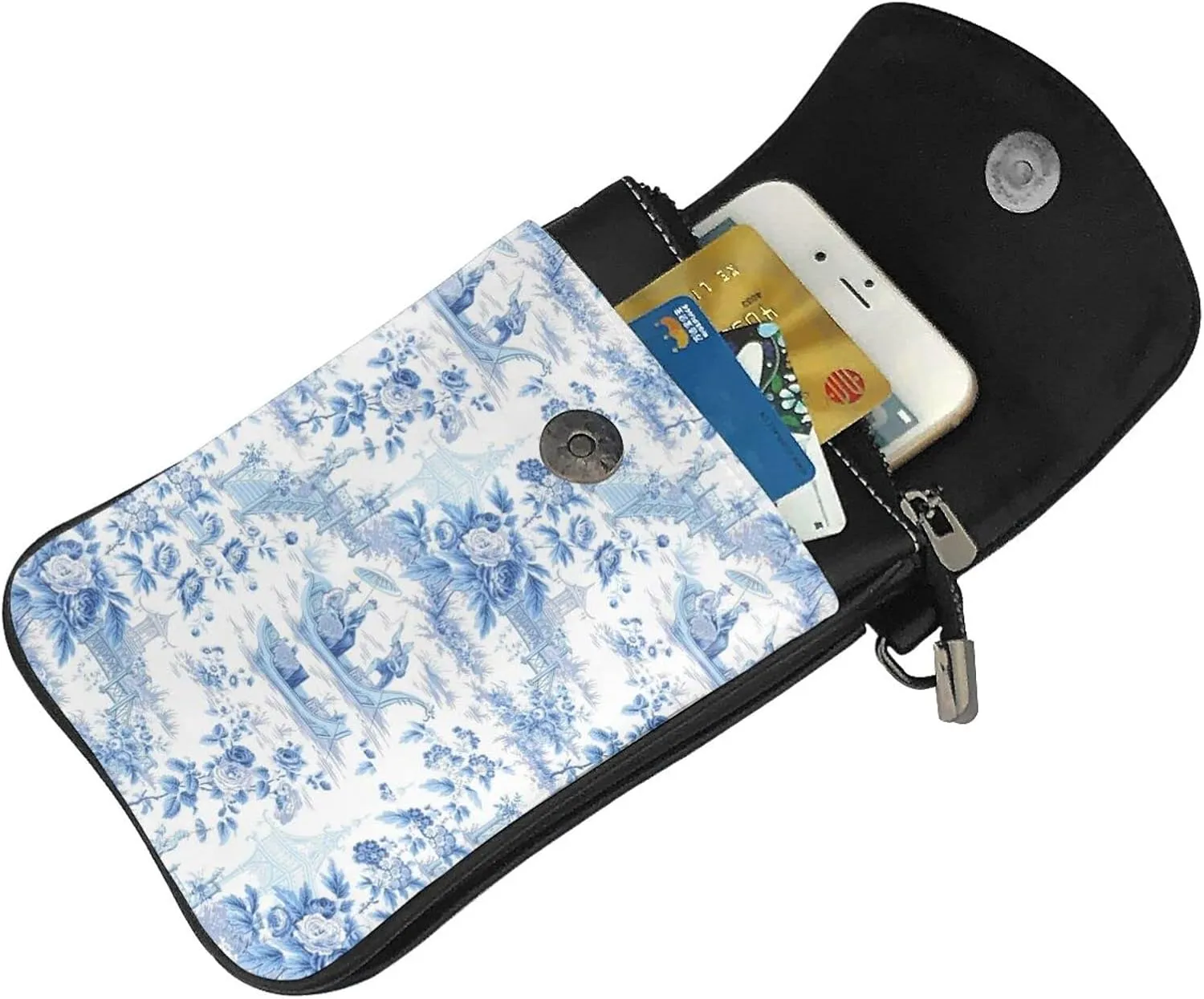 Crossbody Cell Phone Picnic Multipurpose Purse Passport Clutch Bag