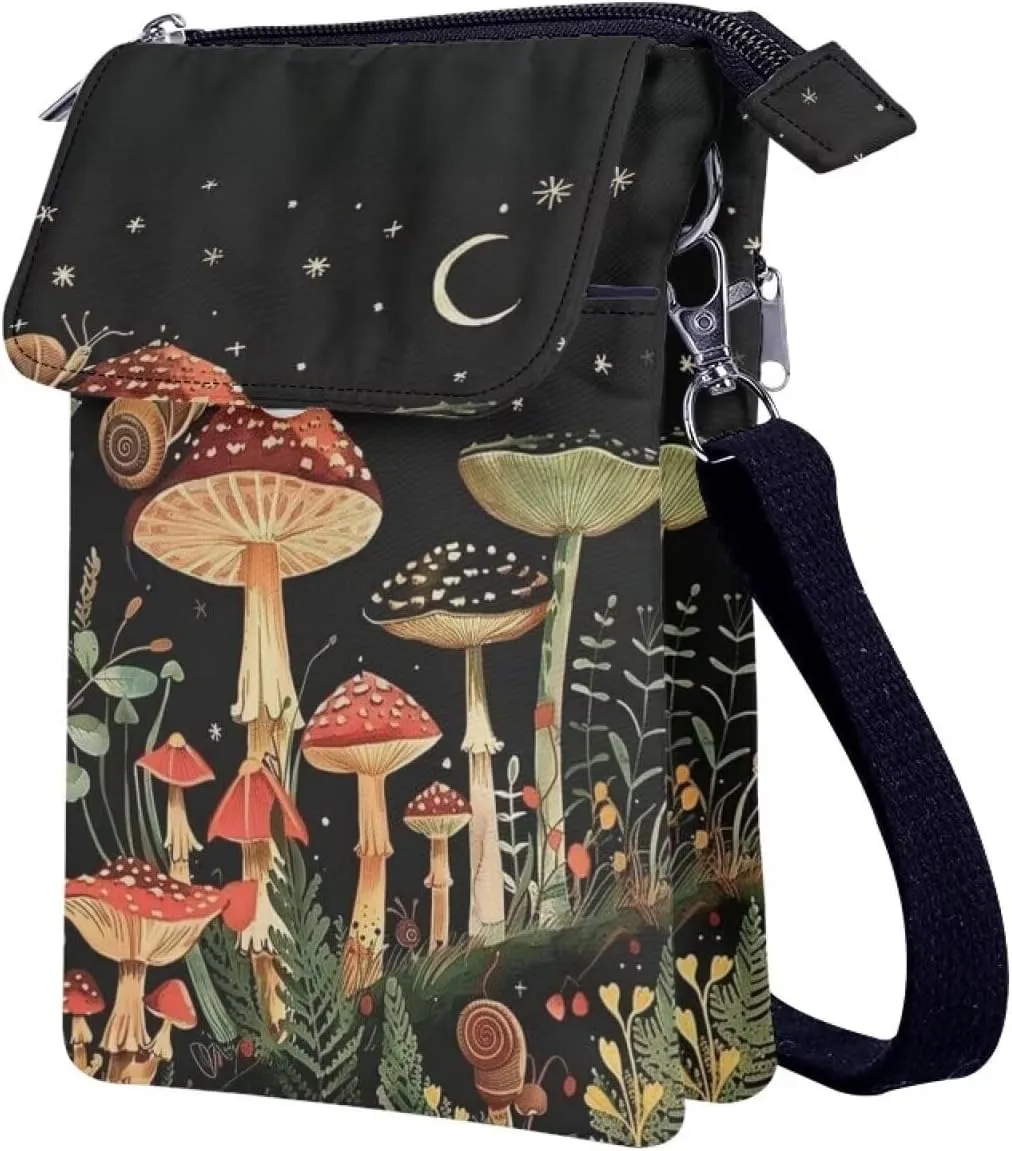 Crossbody Messenger Bag for Women Small Sling Bag Canvas Shoulder Bag Wallet Purse