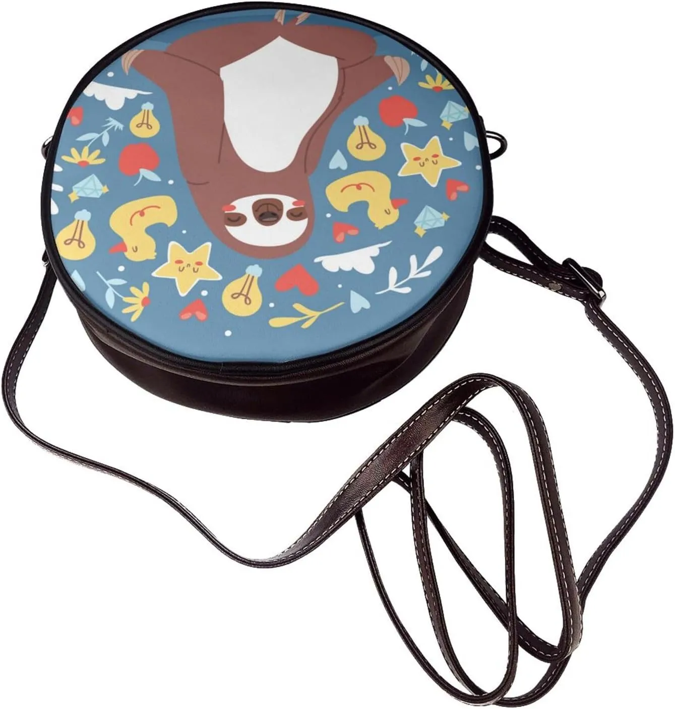 Crossbody Shoulder Bags for Women Small Round Satchel Handbags Purse