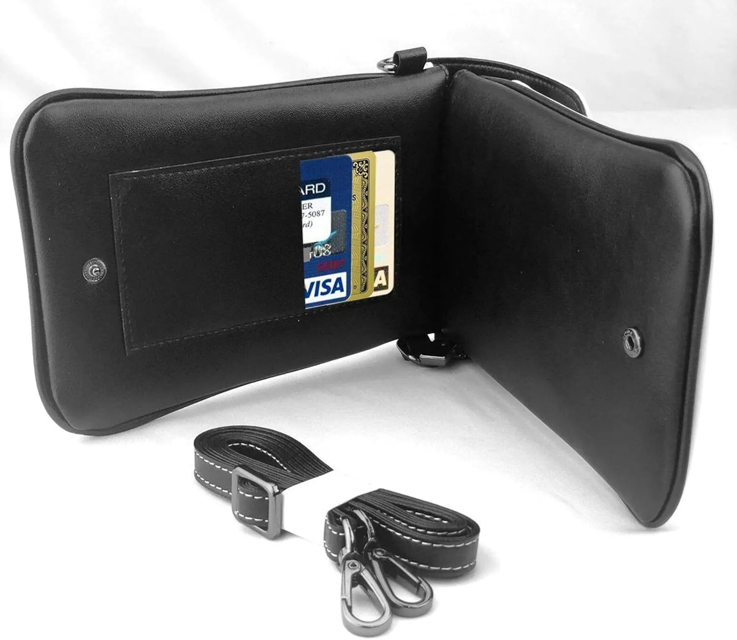 Custom Name Small Crossbody Cell Phone Bag for Women Personalized PU Leather Mini Shoulder Bag Wallet Cellphone Purse with Credit Card Slots and Adjustable Strap (A)