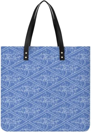 Cute AutismAwareness Large Capacity Leather Handbag