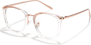 Cyxus Blue Light Glasses for Woman, Fashion Computer Glasses on Office Reduce Eye Strain Anti Migraine for Working Reading