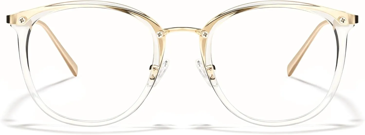 Cyxus Blue Light Glasses for Woman, Fashion Computer Glasses on Office Reduce Eye Strain Anti Migraine for Working Reading