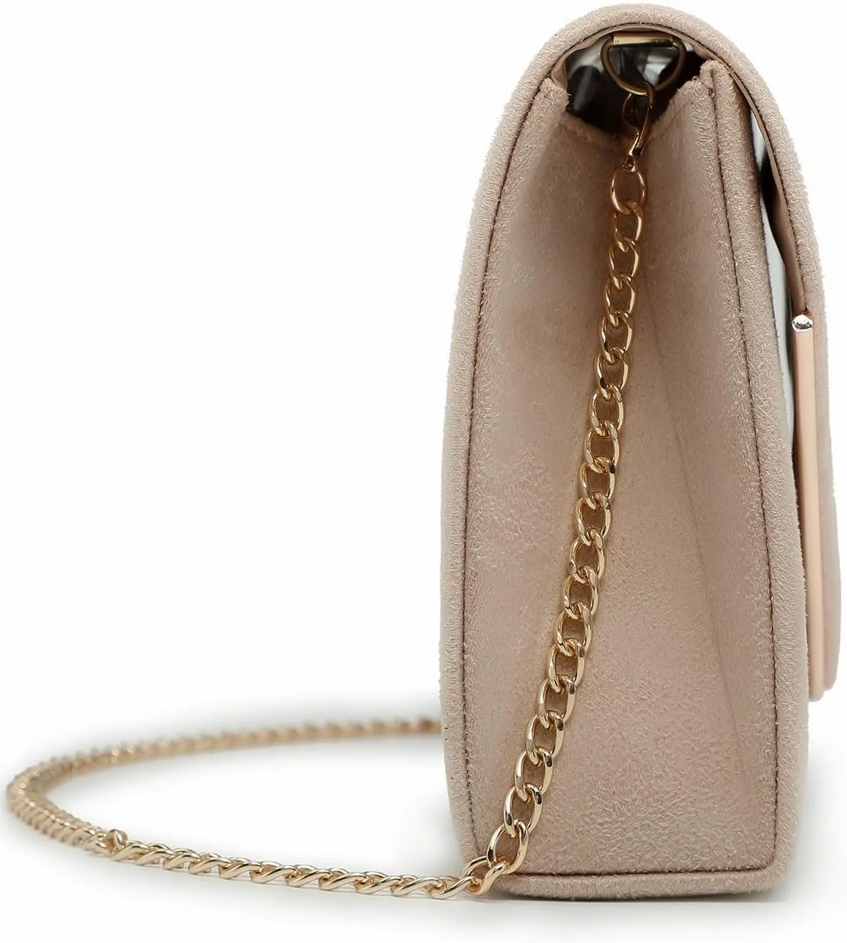 Dasein Women Faux Suede Evening Clutch Bags Formal Party Clutches Wedding Purses Cocktail Prom Clutches