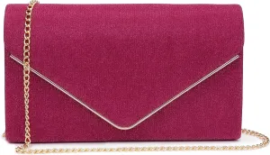 Dasein Women Glistening Clutches Handbags Evening Bags Wedding Purses Cocktail Prom Party Clutches