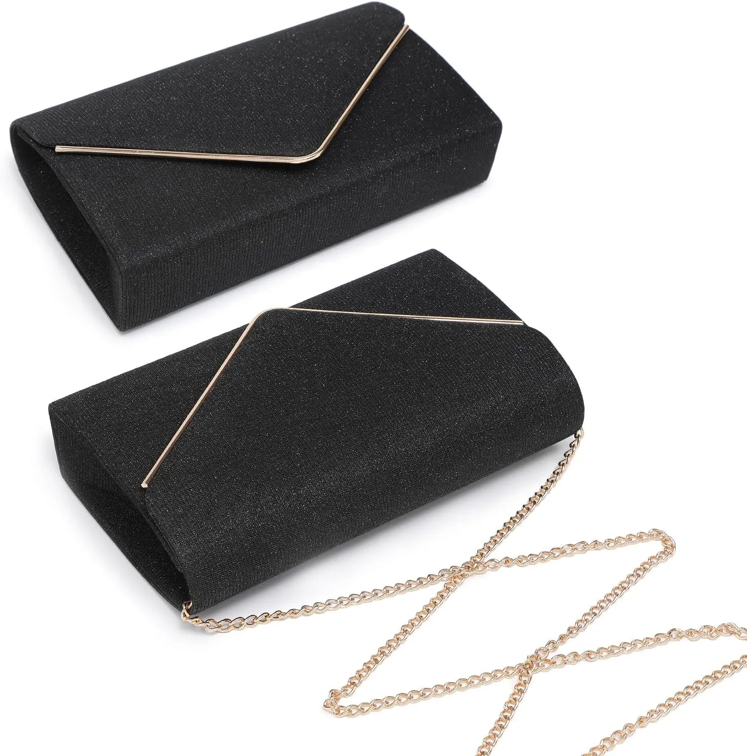 Dasein Women Glistening Clutches Handbags Evening Bags Wedding Purses Cocktail Prom Party Clutches