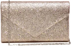 Dasein Women Glitter Evening Bags Formal Clutches Wedding Purses Party Dressy Clutch Purse Cocktail Prom Handbags