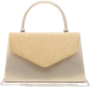 Dasein Women's Evening Bag Party Clutches Wedding Purses Cocktail Prom Handbags with Frosted Glittering