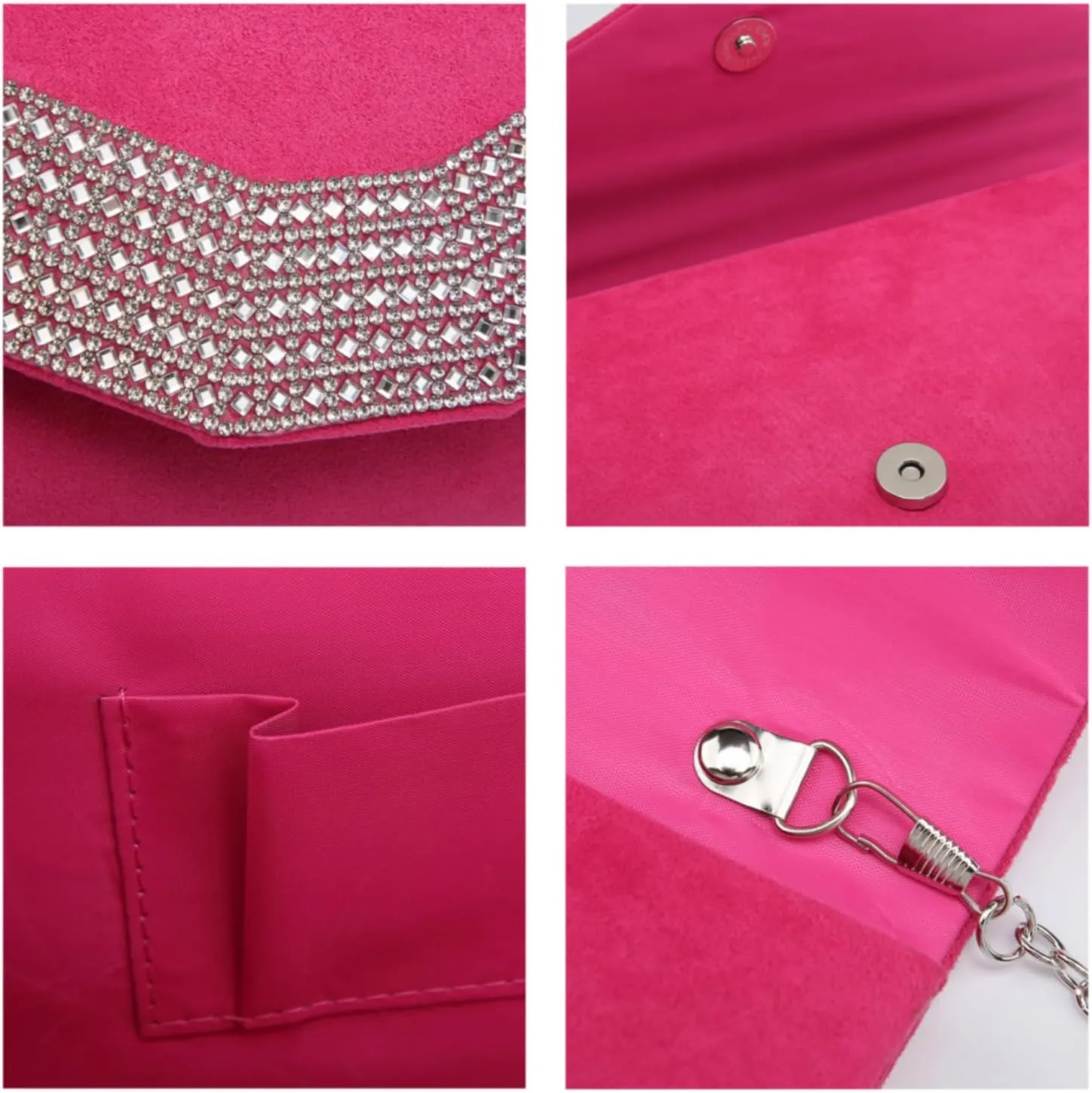 Dasein Women's Evening Bags Formal Party Clutches Wedding Purses Cocktail Prom Handbags