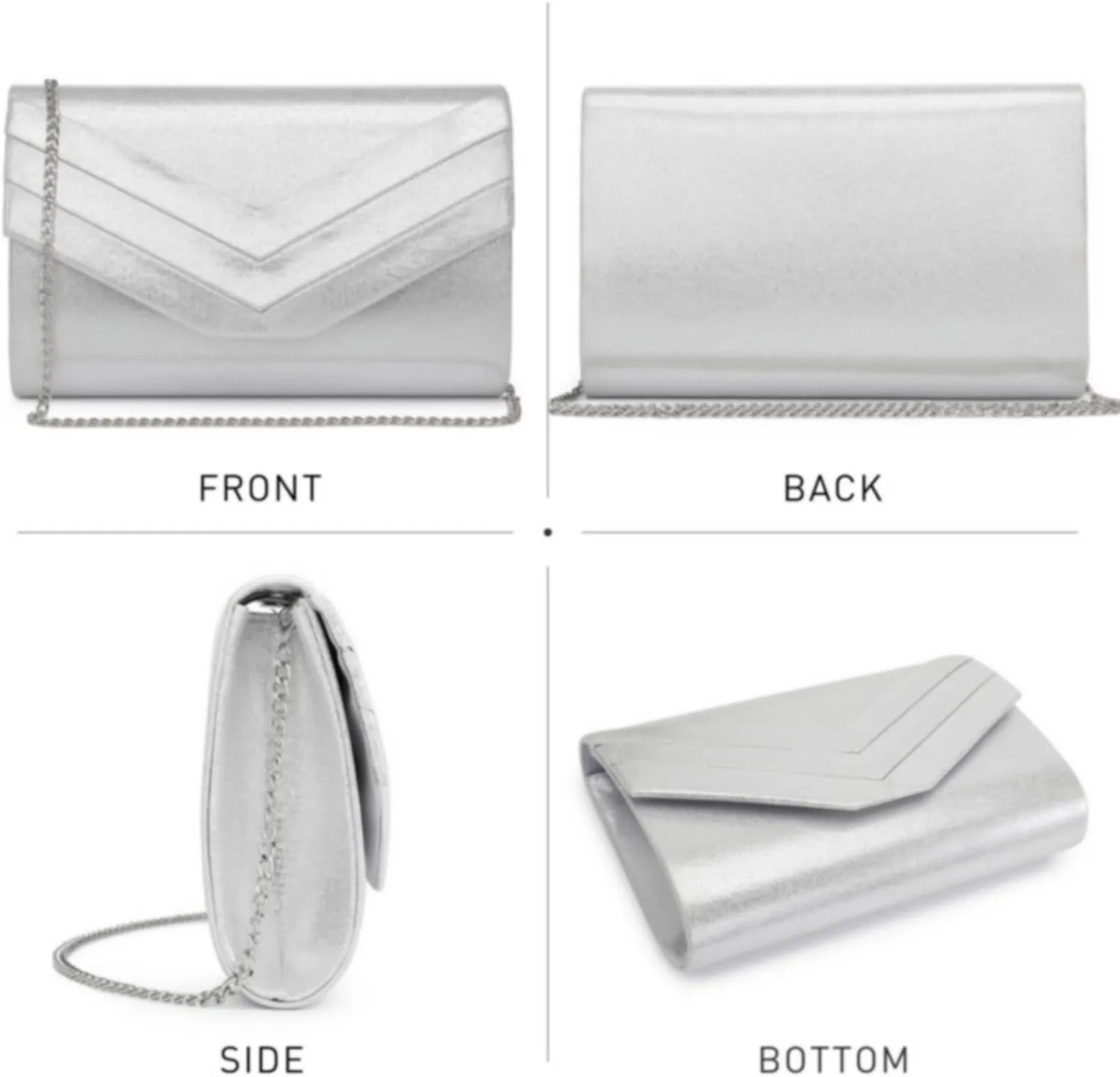 Dasein Women's Evening Bags Formal Party Clutches Wedding Purses Cocktail Prom Handbags