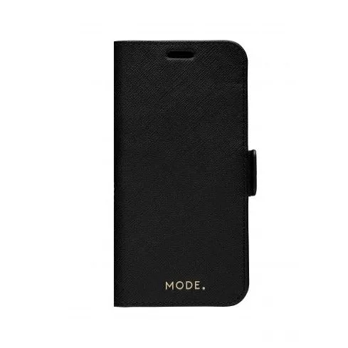 Dbramante1928 Milano Saffiano Leather Folio Case iPhone 12 Pro Max - Night Black