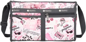 Deluxe Shoulder Satchel Stylish Stories print