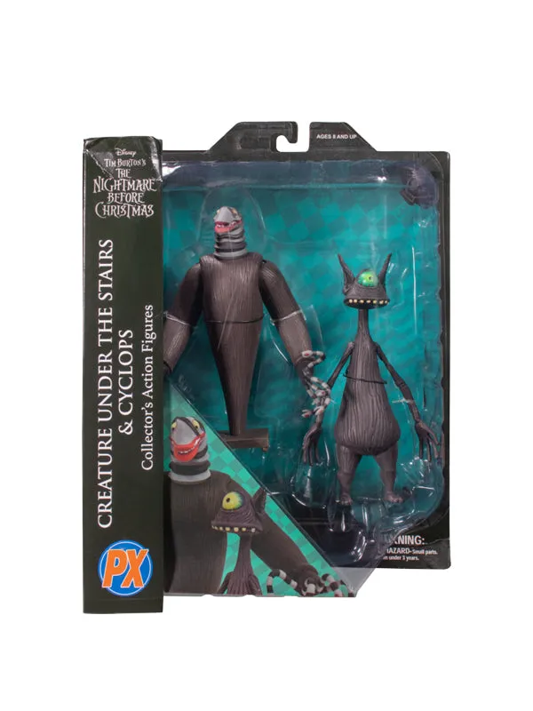 Diamond Select The Nightmare Before Christmas Cyclops & The Creature Under The Stairs 2-Pack Action Figures