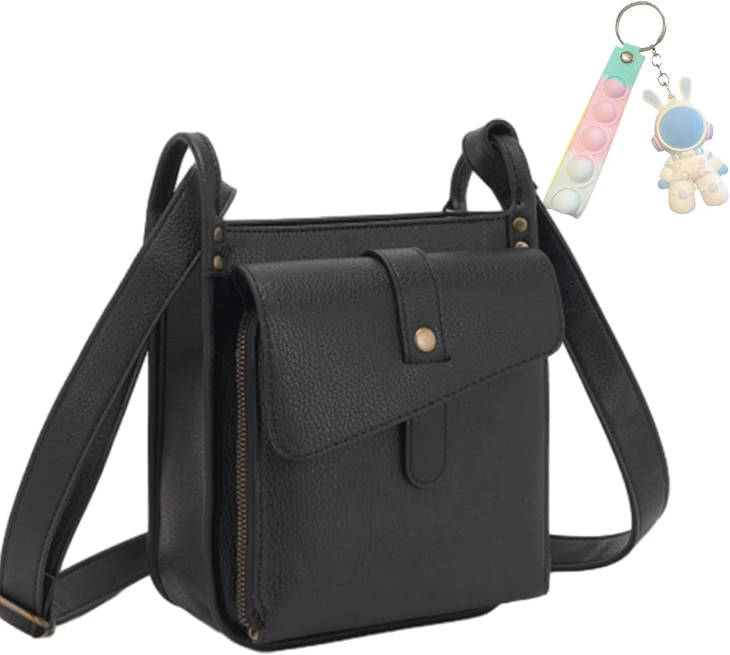 Dollver Crossbody Purse - Unique Design Crossbody Leather Bag, Dollver Crossbody Bag Handbags