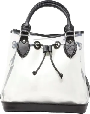 DOMINIE Clear Tote Leather Trim with Removable Interchangeable Liner