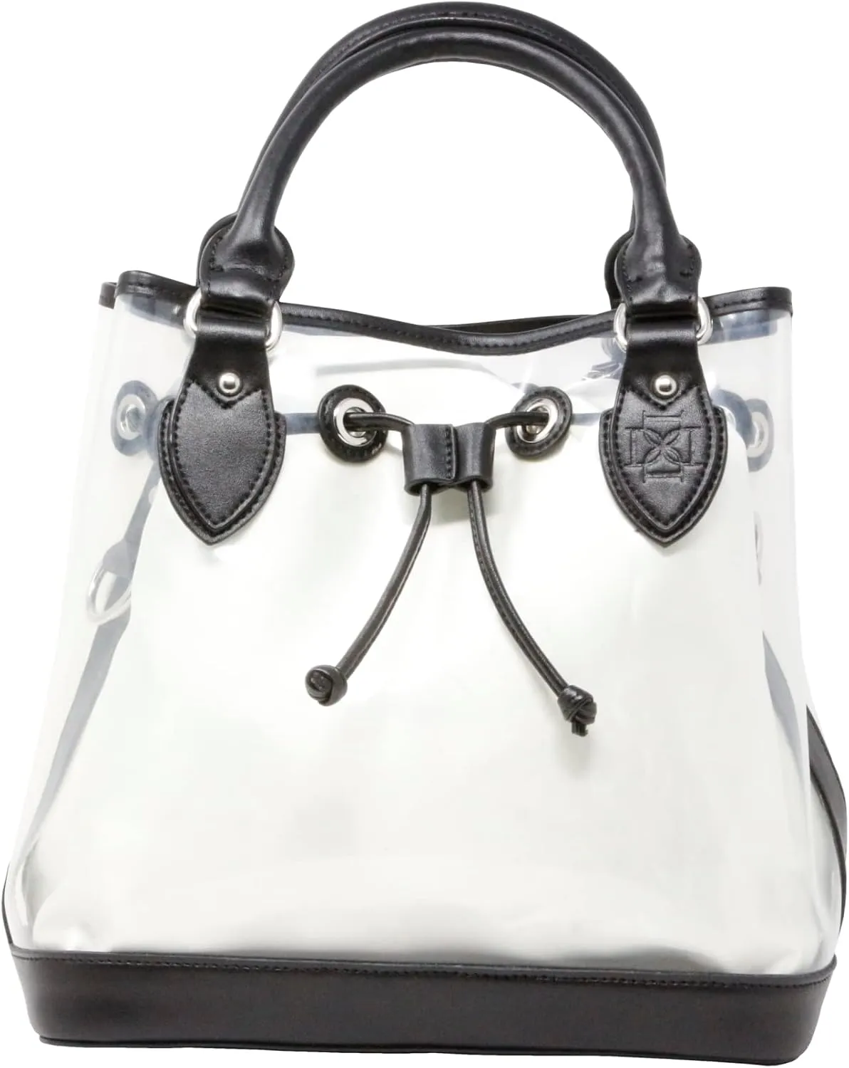 DOMINIE Clear Tote Leather Trim with Removable Interchangeable Liner
