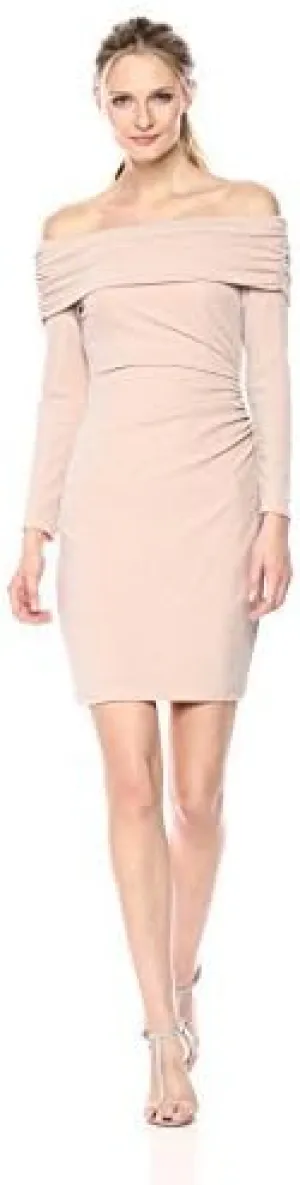 Eliza J Women's Side Ruched Off-The-Shoulder Dress