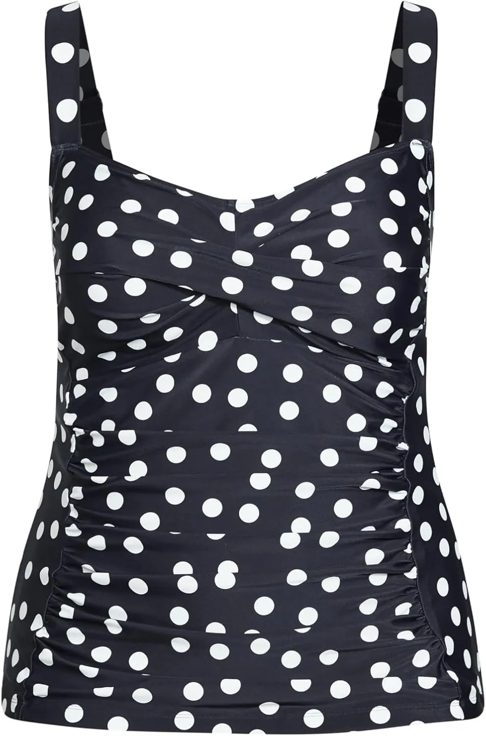 EVANS Women's Twist Print Tankini Top