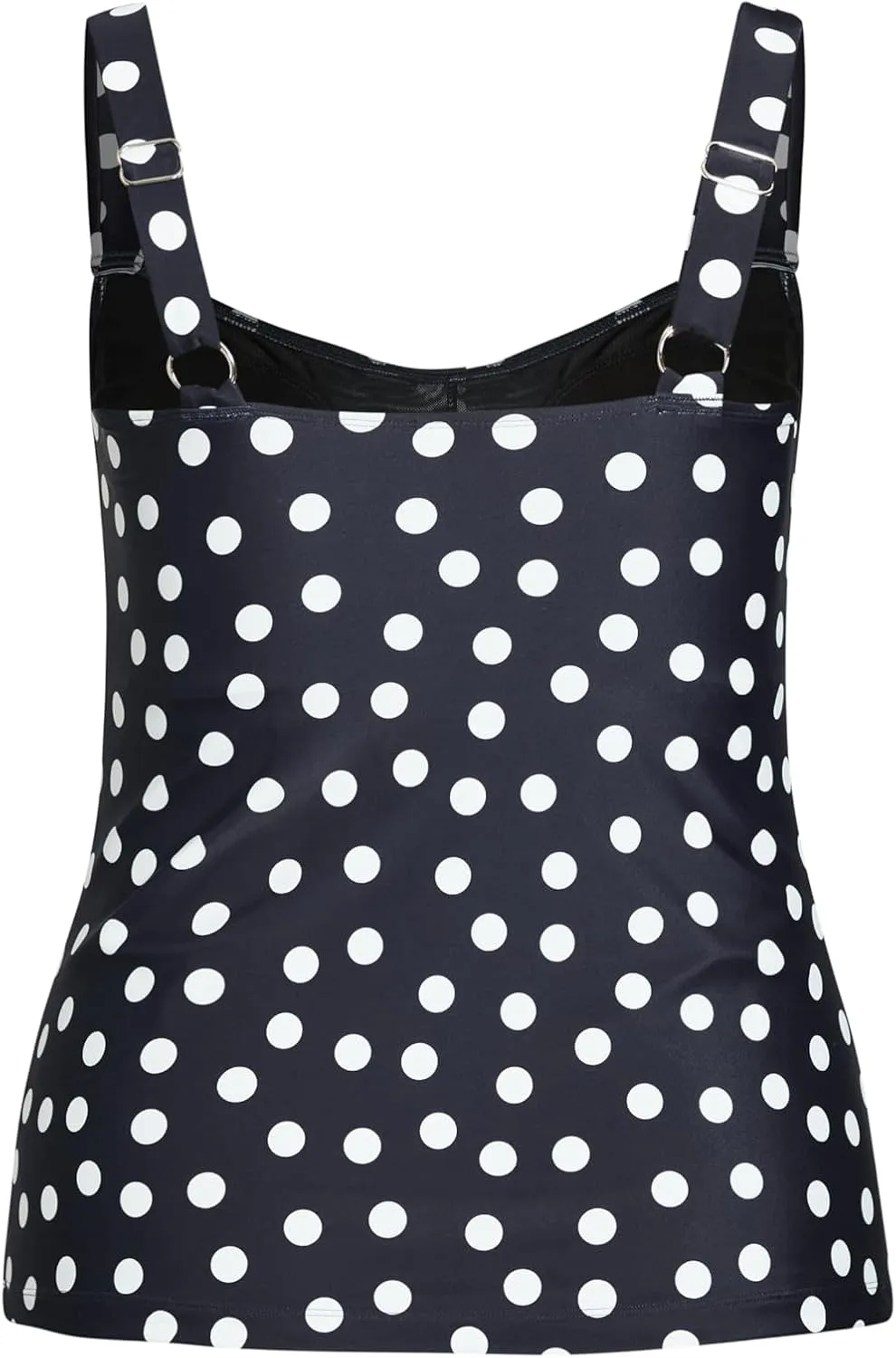EVANS Women's Twist Print Tankini Top