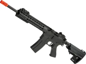 Evike Airsoft - CYMA Sport Airsoft M4 AEG with 10" Keymod Modular Handguard (Color: Black)