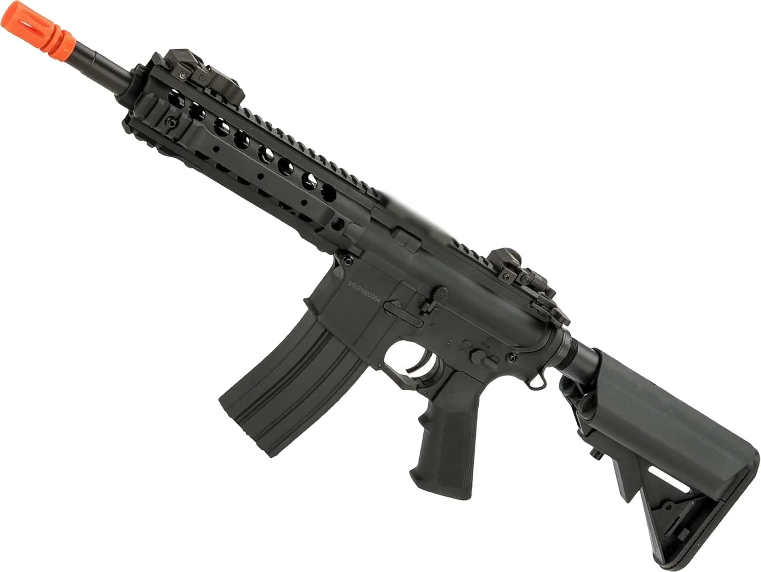 Evike Airsoft - CYMA Sport CQB Airsoft M4 AEG with 8" UX 4 Handguard (Color: Black)