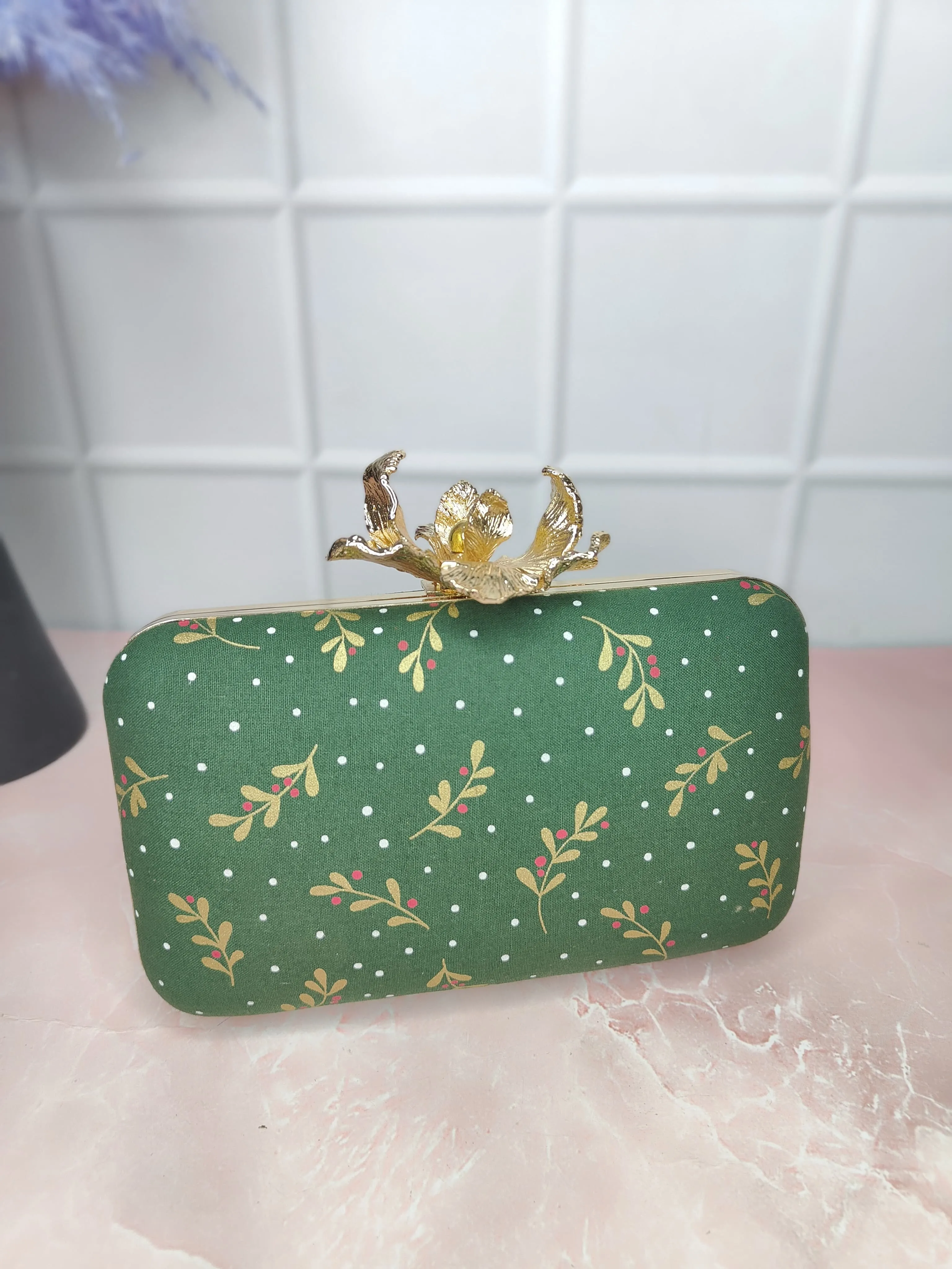 Fabric Clutch