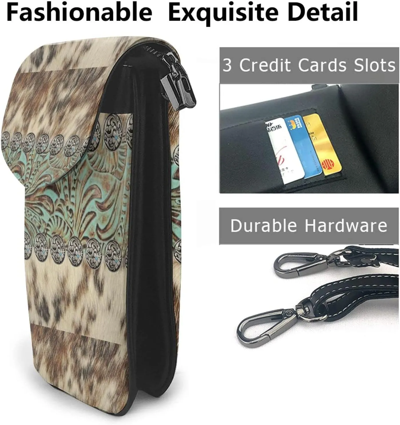 Fashion Crossbody Bags Cell Phone Purse Wallet Shoulder Bag For Card Key Passport