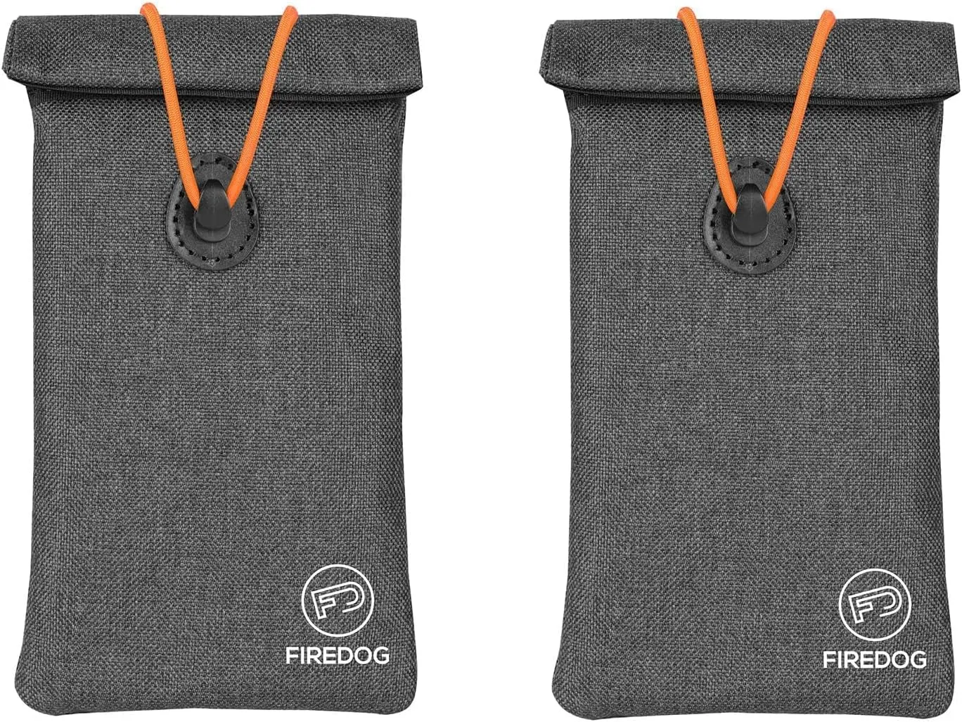 FIREDOG 2 Pack Faraday Pouch for Car Keys and Smartphone, Key Signal Blocking Bag, Anti Theft Car Protection, Keyless Entry Fob Signal Blocking Bag (Grey)