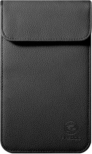 FIREDOG Faraday Bag for Cell Phone, Faraday Key Fob Protector, Faraday Pouch RFID Signal Blocking Pouch for All Phones and Car Keys - Anti-Tracking, Anti-Hacking and Anti Theft Protection (Black)