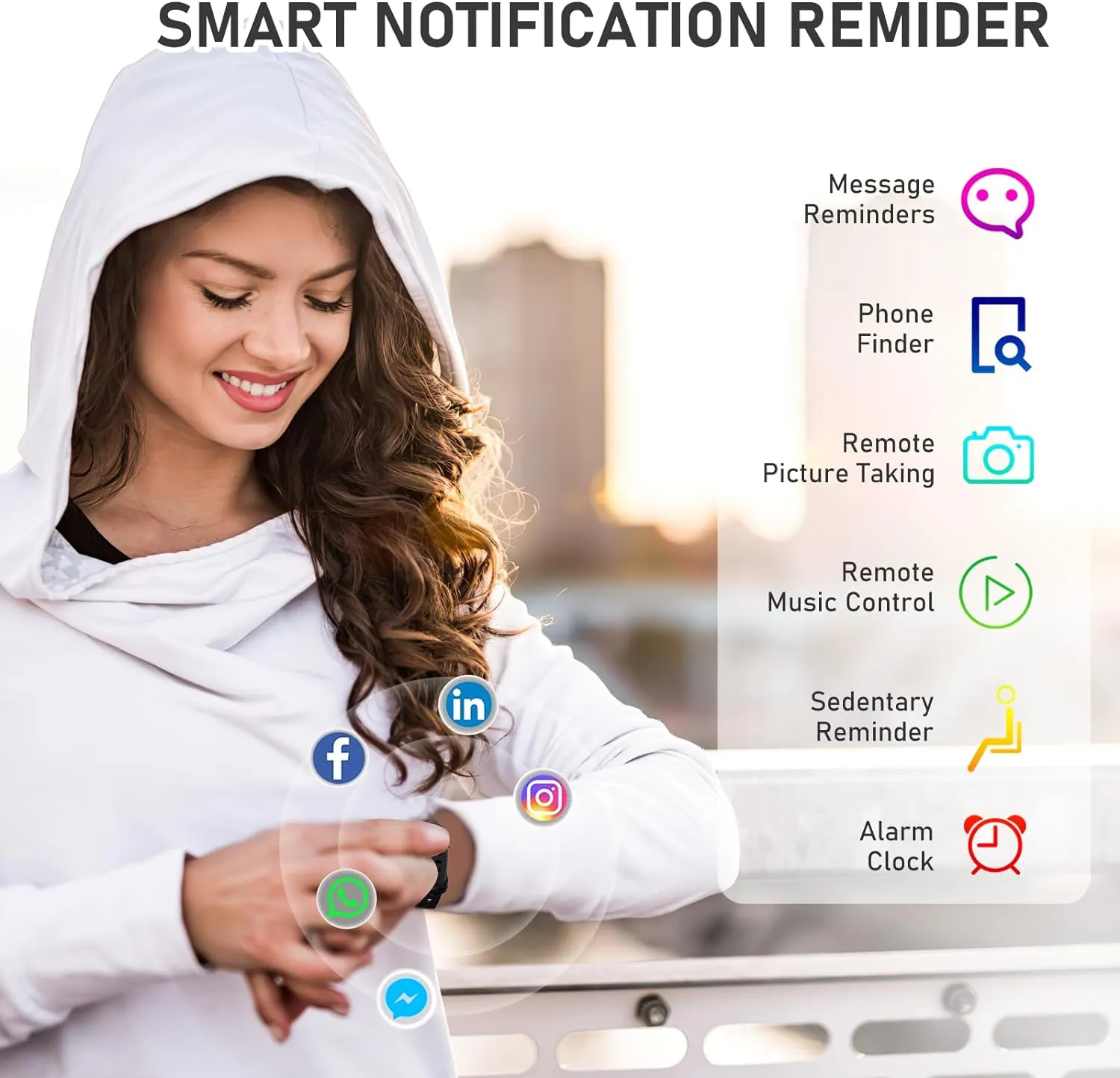 Fitness Tracker with Heart Rate, Blood Pressure, Sleep Tracking, Calorie Tracking, Activity Tracker with 1.1" AMOLED Color Screen, Waterproof Step Tracker for Android iPhones Women Men