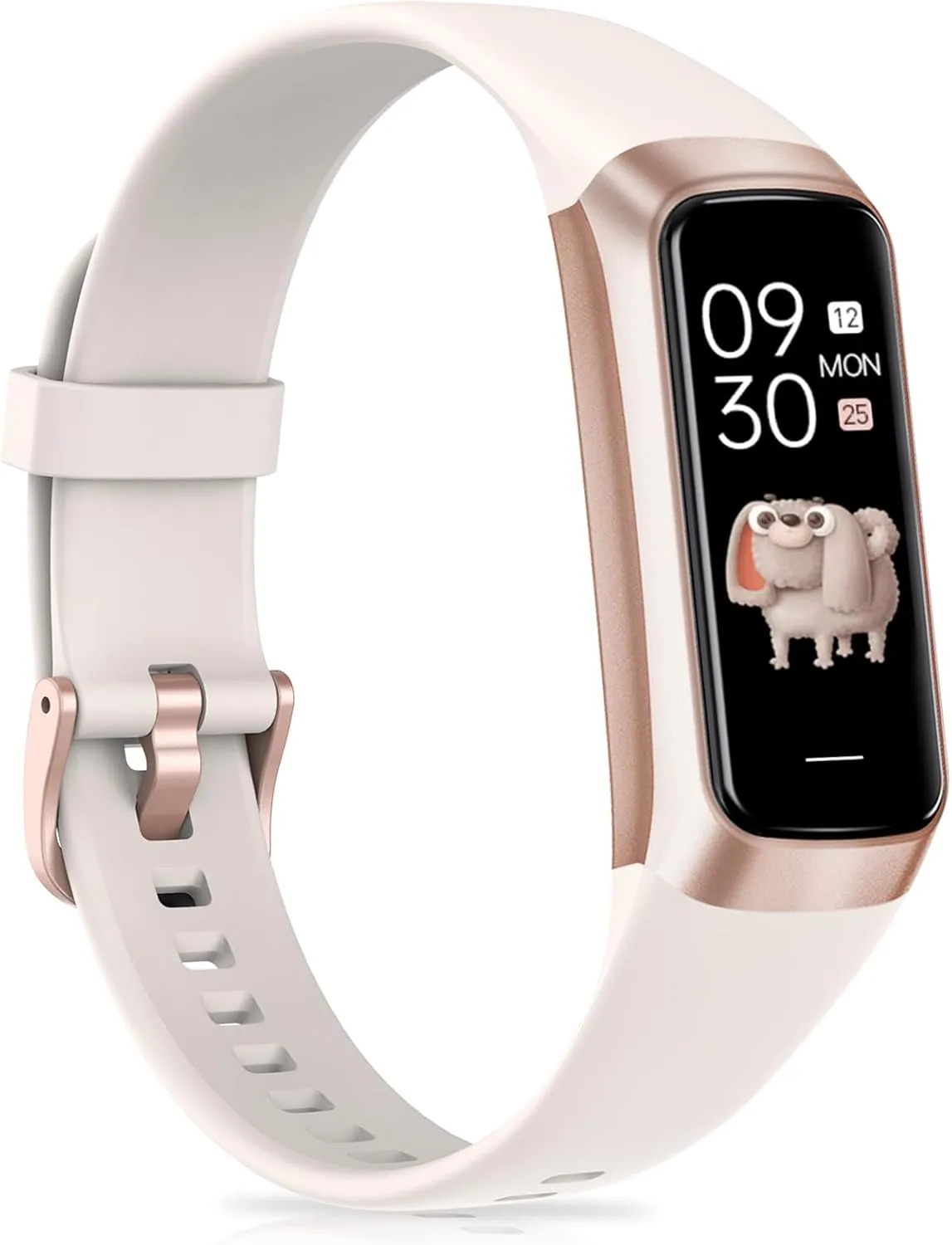 Fitness Tracker with Heart Rate, Blood Pressure, Sleep Tracking, Calorie Tracking, Activity Tracker with 1.1" AMOLED Color Screen, Waterproof Step Tracker for Android iPhones Women Men