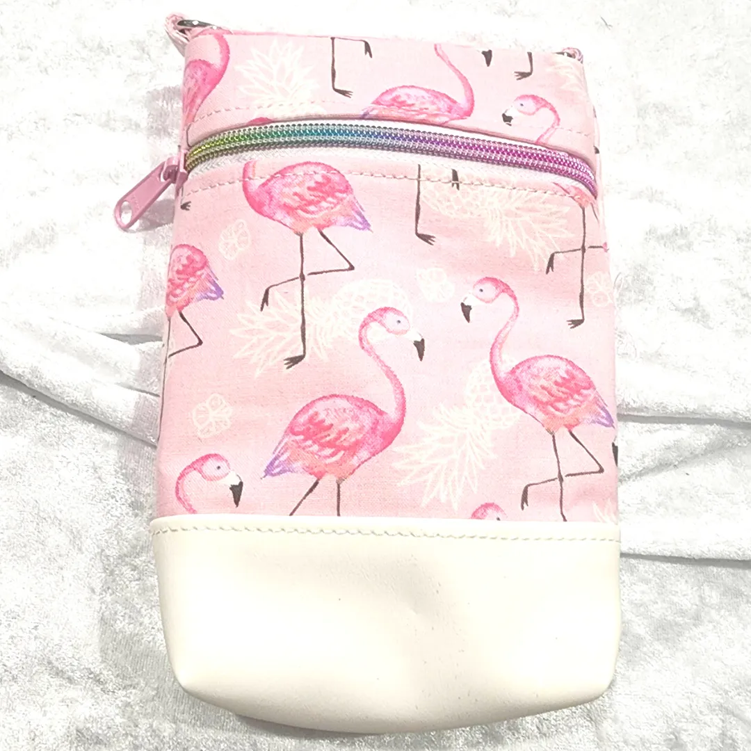 Flamingo Glitz Phone Bag