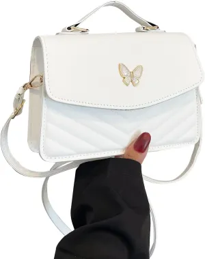 Floerns Women's Small Crossbody Bag Butterfly Leather Cute Clutch Purse Shoulder Bag