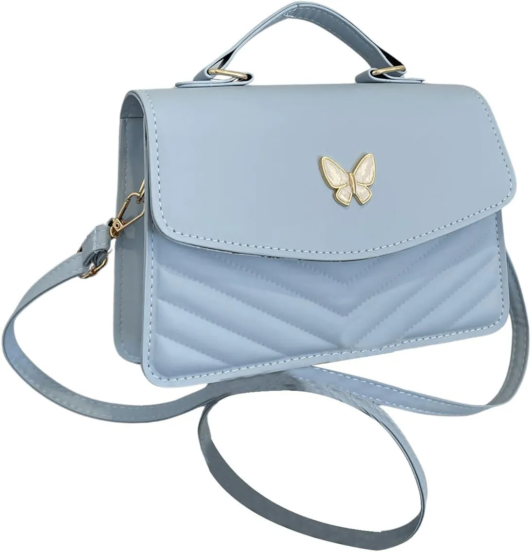 Floerns Women's Small Crossbody Bag Butterfly Leather Cute Clutch Purse Shoulder Bag