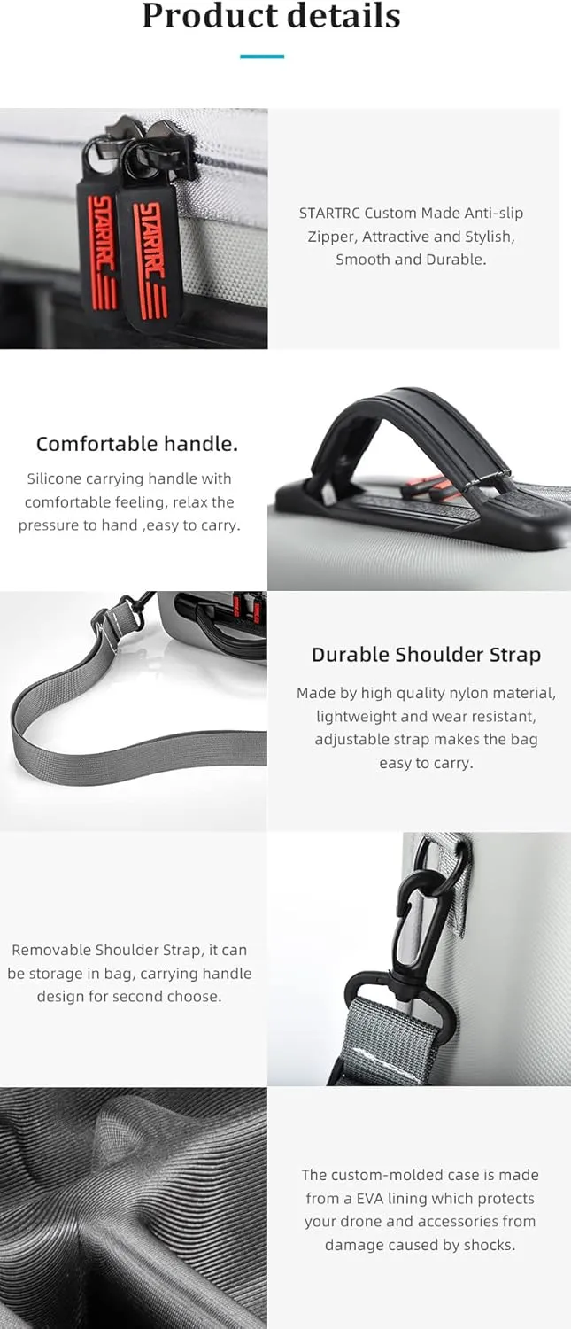 For DJI Mavic 3 / Mavic 3 Classic Drone Portable Storage Bag Travel Bag Handbag DJI Mavic 3 / Mavic 3 Classic Case Accessory Case (1110303)