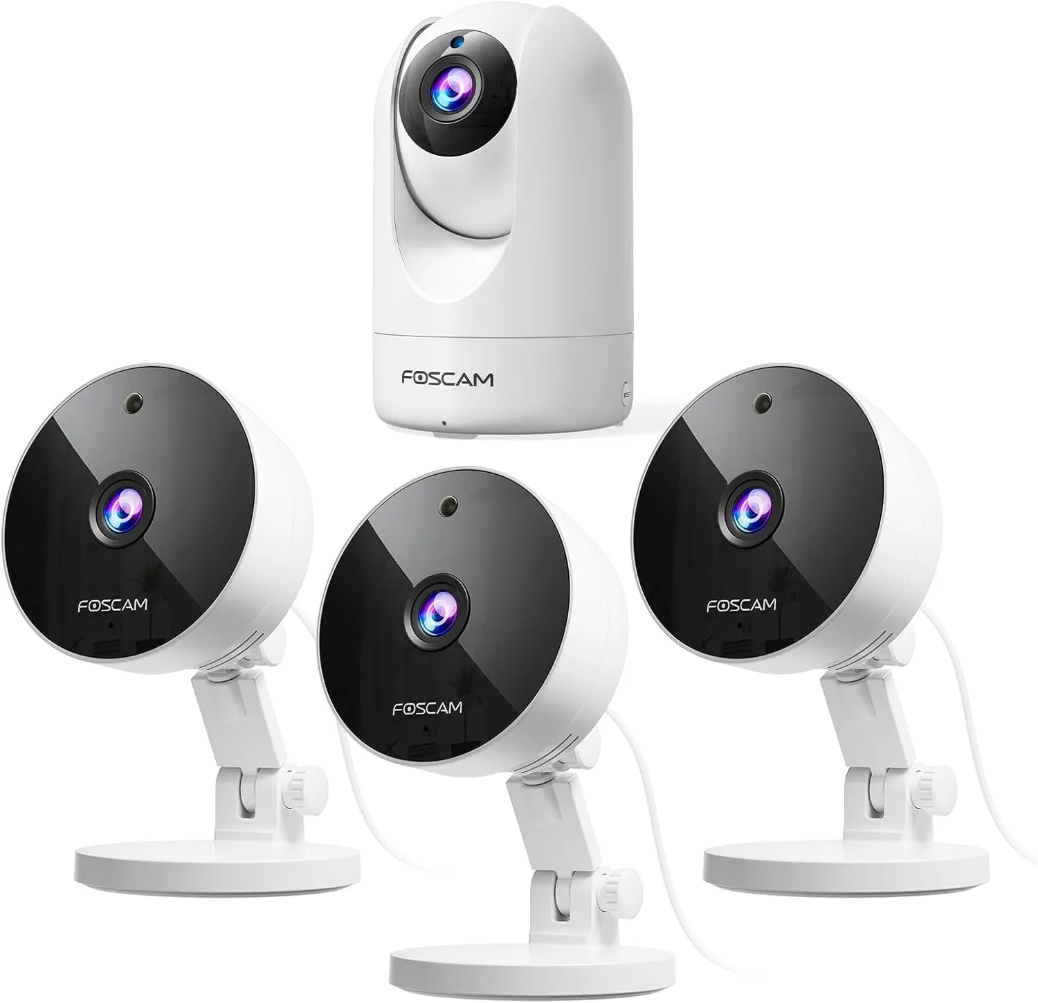 FOSCAM Home Security Camera, R4S 4MP(2K) WiFi Camera, 3K 5MP Security Camera Indoor/Outdoor, Dog/Cat/Pet/Baby Camera