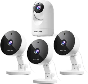 FOSCAM Home Security Camera, R4S 4MP(2K) WiFi Camera, 3K 5MP Security Camera Indoor/Outdoor, Dog/Cat/Pet/Baby Camera