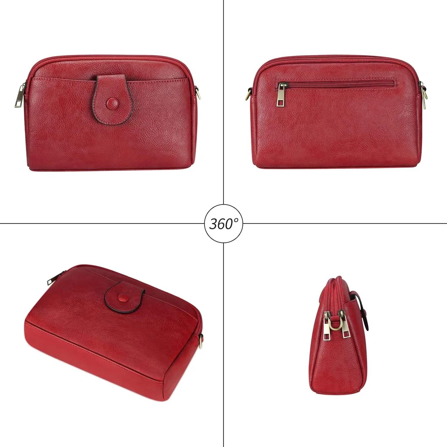 FUKUYIN Small Crossbody Bags for Women Vegan Leather Shoulder Purses Women's Crossbody Handbags