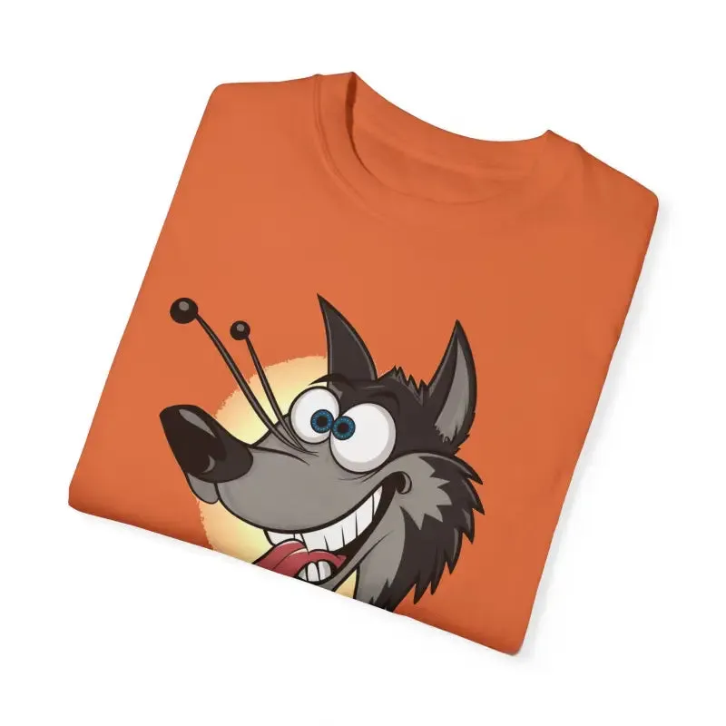 Funny Howlarious Wolf Cotton Tee Trendy Fashion