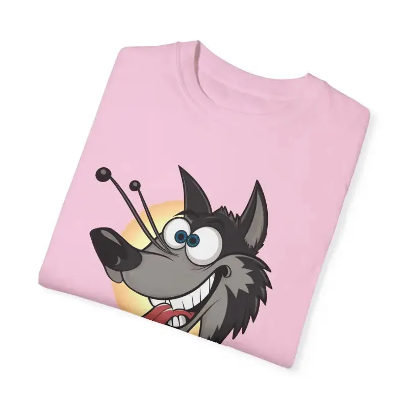 Funny Howlarious Wolf Cotton Tee Trendy Fashion