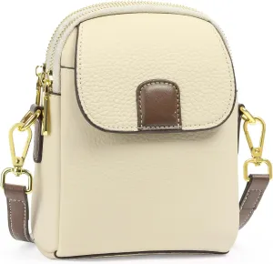 GAEKEAO Small Crossbody Bags for Women Leather Cell Phone Purse Bag Wallet with RFID Blocking Credit Card Slots