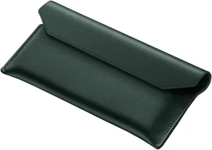 Genuine Leather Case for Vertu METAVERTU, Large Space Wallet Phone Cover with Cash Slot Full Coverage Anti-Fall Protection Case,Green,METAVERTU