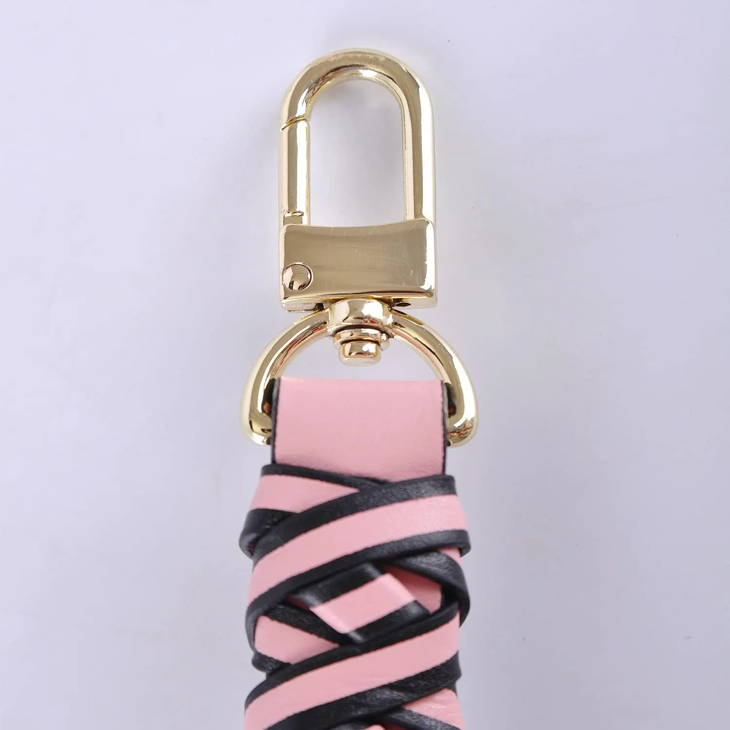 Genuine Vachetta Leather Braided Handle Compatible for Beaubourg Hobo Top Handle Neonoe Strap (12.2" L, Pink)